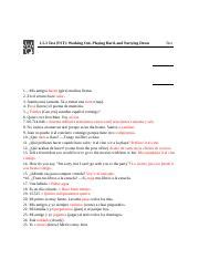 1.5.2 test working out playing hard and partying down|spanish i sem 2 1.5.2 test (cst): working out, playing hard, and .